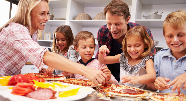 Cooking together is fun!