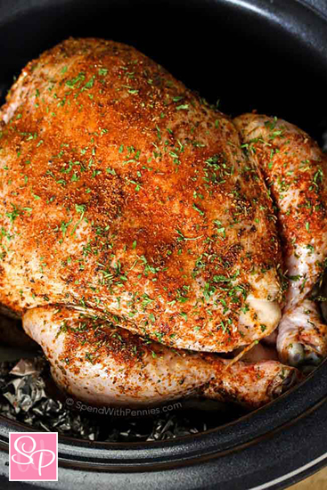 Slow Cooker Whole Chicken with Gravy